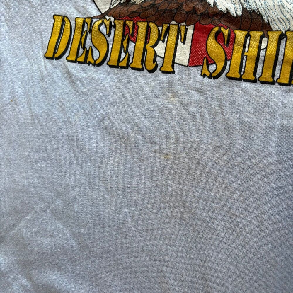 Vintage Operation Desert Shield Eagle Military Gulf War T Shirt Size XL - Picture 5 of 8